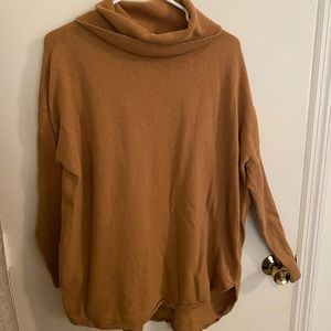 Brown Turtleneck Sweater